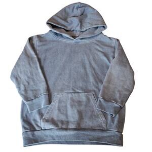 Talentless Pale Blue Gray 100% Cotton Heavyweight Hoodie Unisex Kids 7 3898